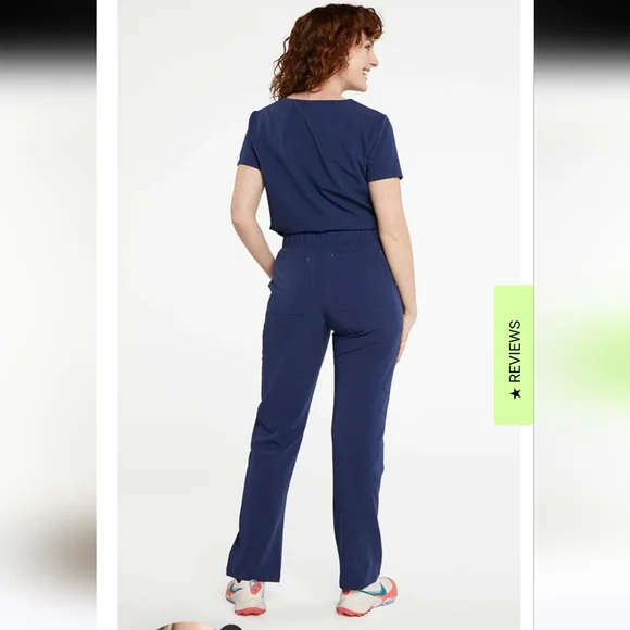 NWT Dolan Madeleine High Waisted 8-Pocket CORE Scrub Pant In Navy Various Sizes - Picture 3 of 13